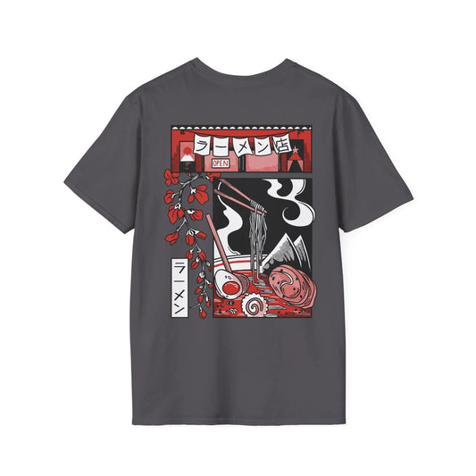 Ramen - Slice of Life - Unisex T-Shirt - Back Print - STREET STYLE