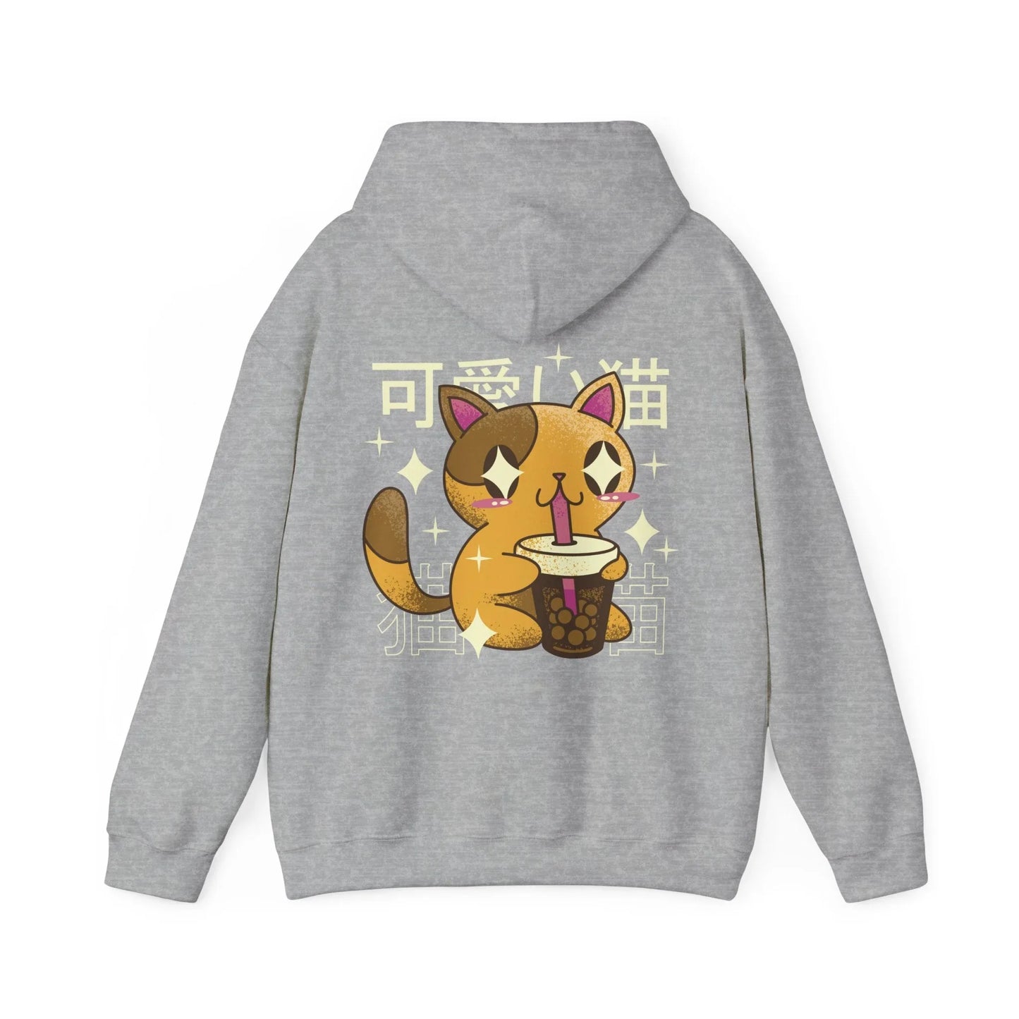 Cat Bubble Tea - Kawaii Character - Unisex Hoodie - STREET STYLE