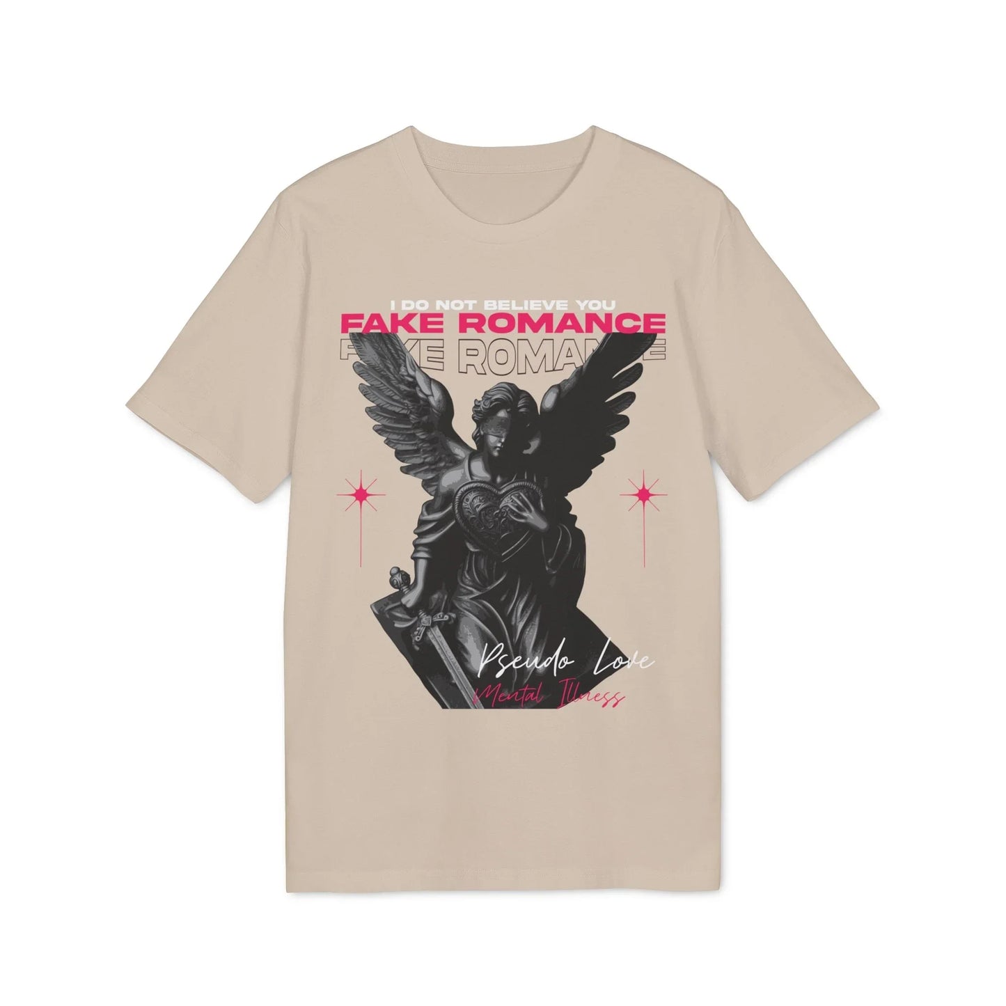 Fake Romance Pseudo Love - Gods Way - Premium Bio Unisex T-Shirt - Front Print - STREET STYLE