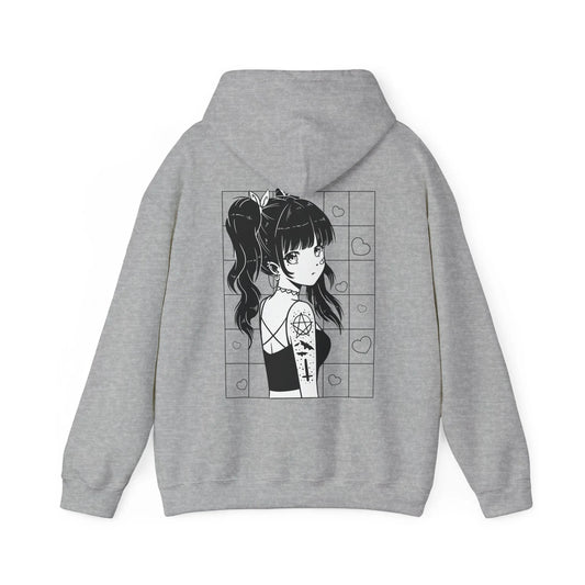 Dark Cute Anime Girl - Anime World - Unisex Hoodie - STREET STYLE