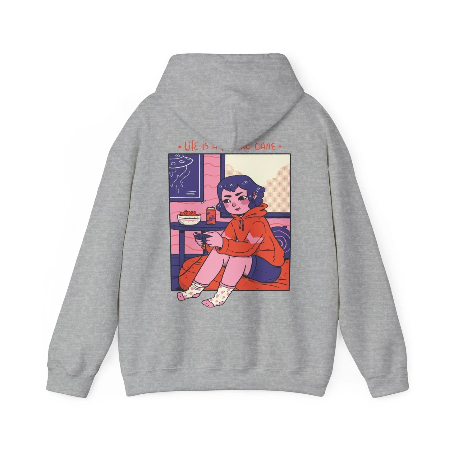 Life is fucking Game - Cozy at Home - Unisex Hoodie - STREET STYLE