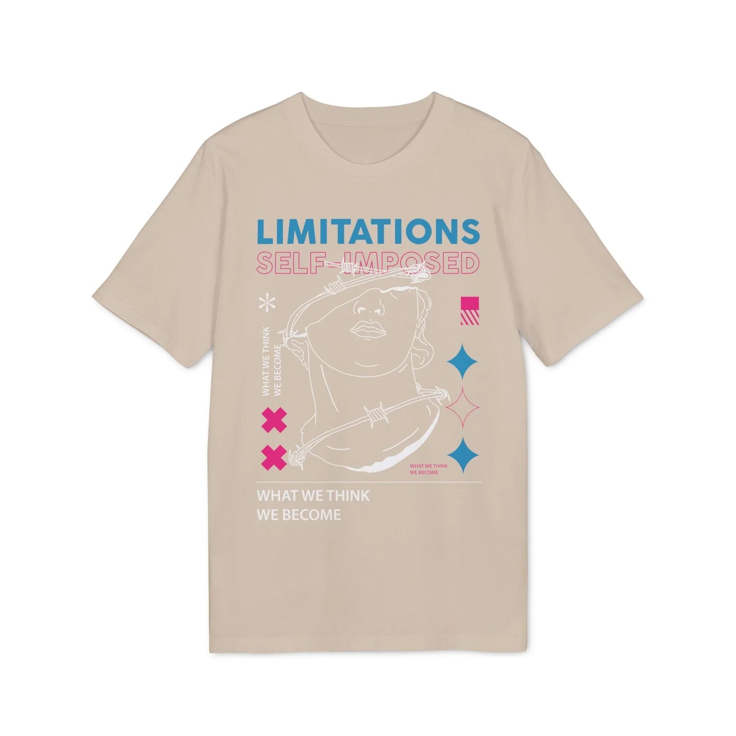 Limitations Self Imposed - Gods Way - Premium Bio Unisex T-Shirt - Front Print - STREET STYLE