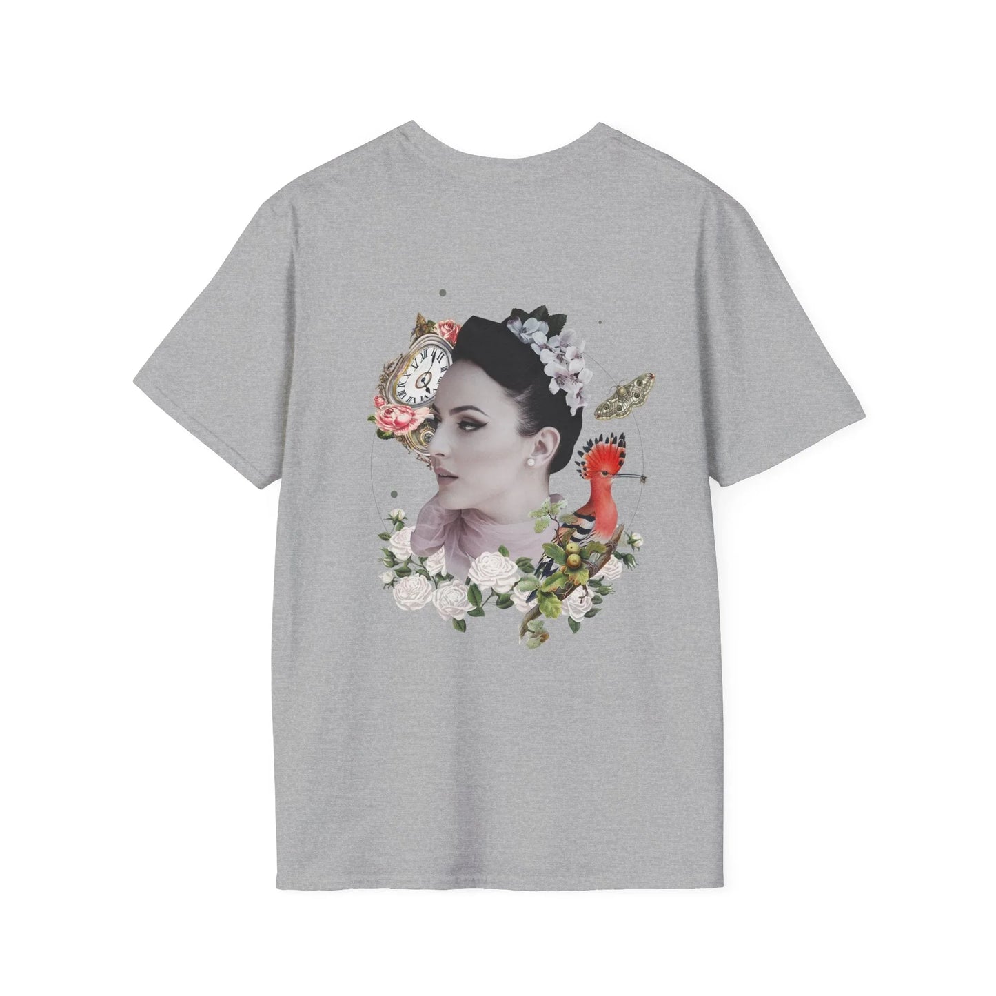 Woman - Quirky Collage - Unisex T-Shirt - Back Print - STREET STYLE