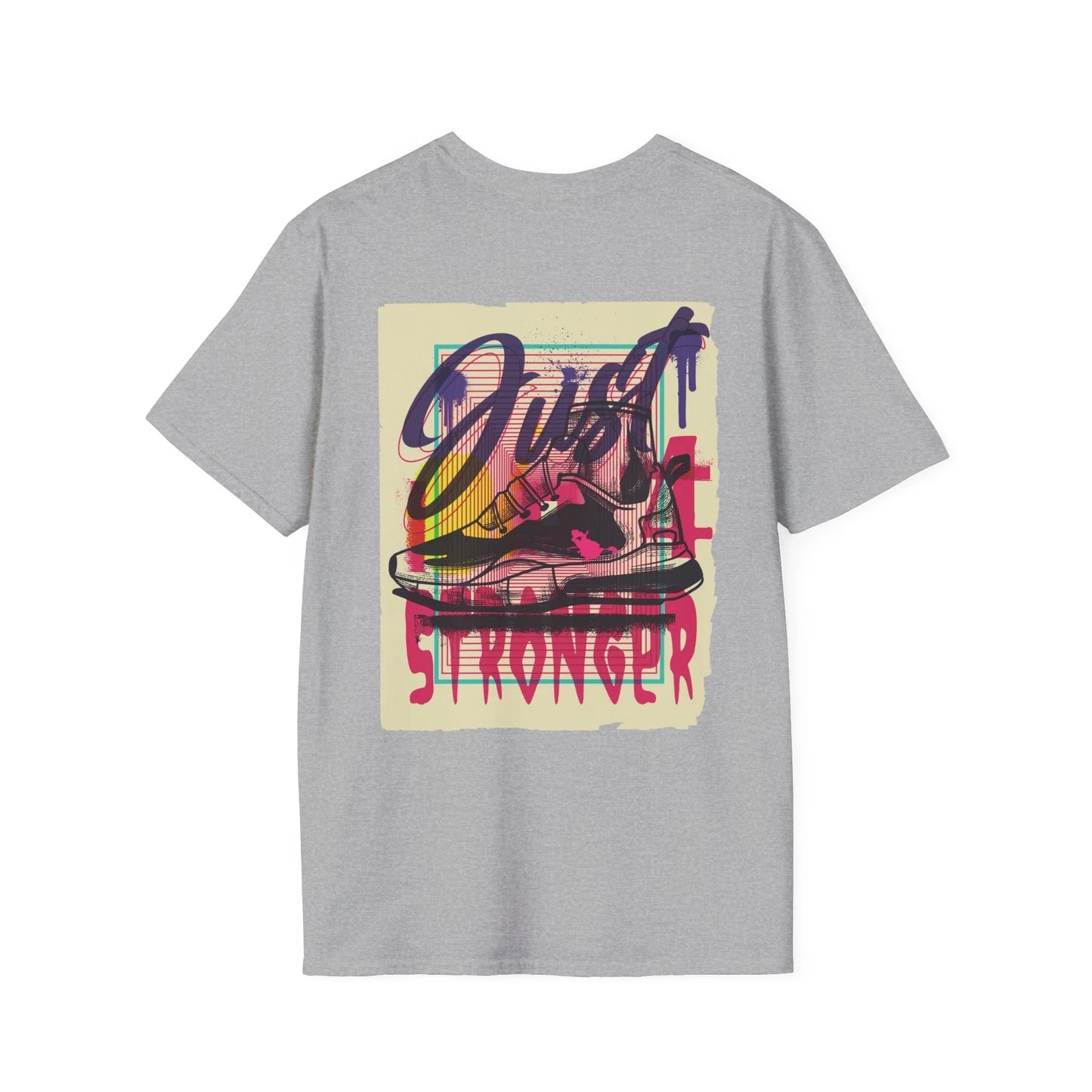 Shoes - Urban Graffiti - Unisex T-Shirt - Back Print - STREET STYLE