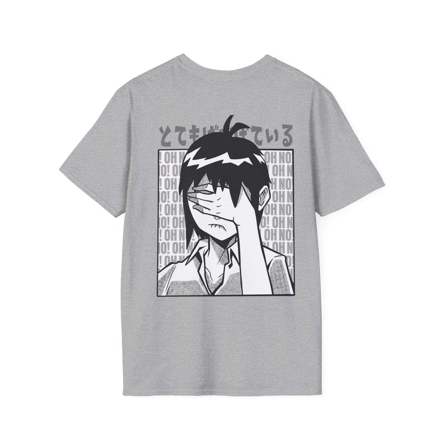 Face Palm Manga - Anime World - Unisex T-Shirt - Back Print - STREET STYLE
