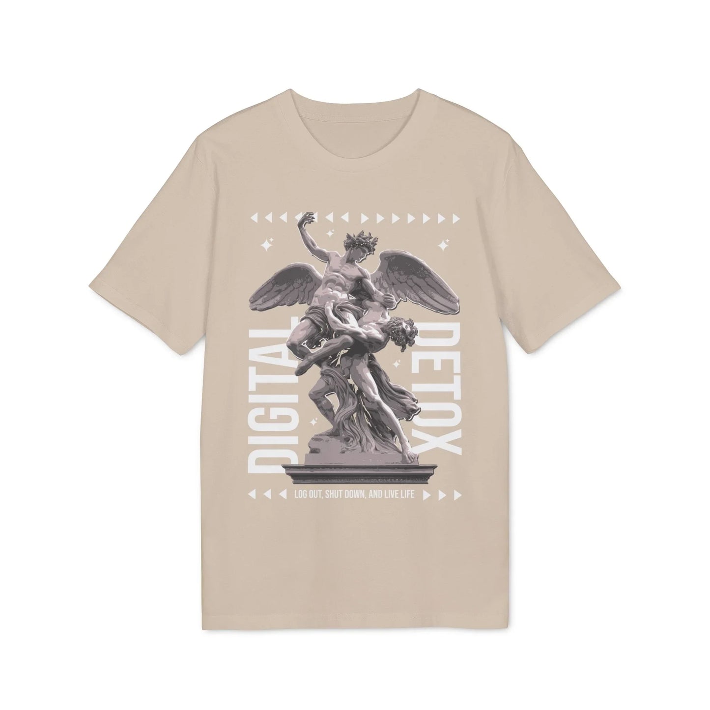 Digital Detox - Gods Way - Premium Bio Unisex T-Shirt - Front Print - STREET STYLE