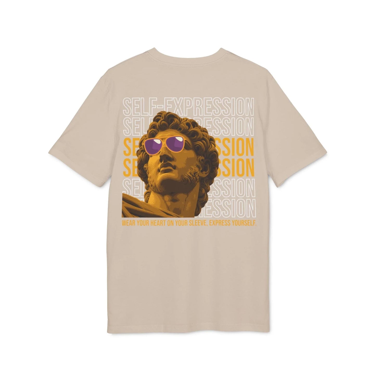 Self-Expression - Gods Way - Premium Bio Unisex T-Shirt - Back Print - STREET STYLE