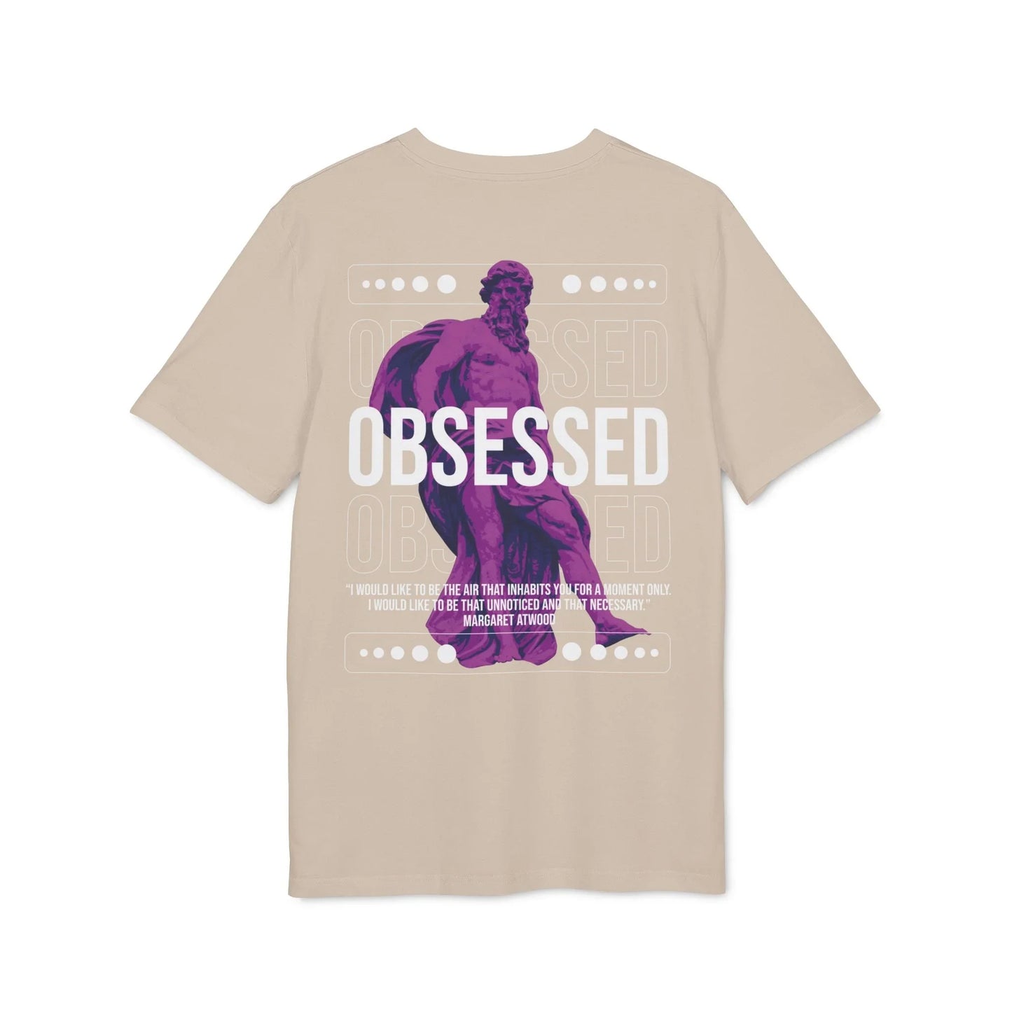 Obsessed - Gods Way - Premium Bio Unisex T-Shirt - Back Print - STREET STYLE