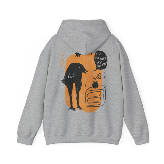 I´ll put away my Dreams - Moody Birds - Unisex Hoodie - STREET STYLE