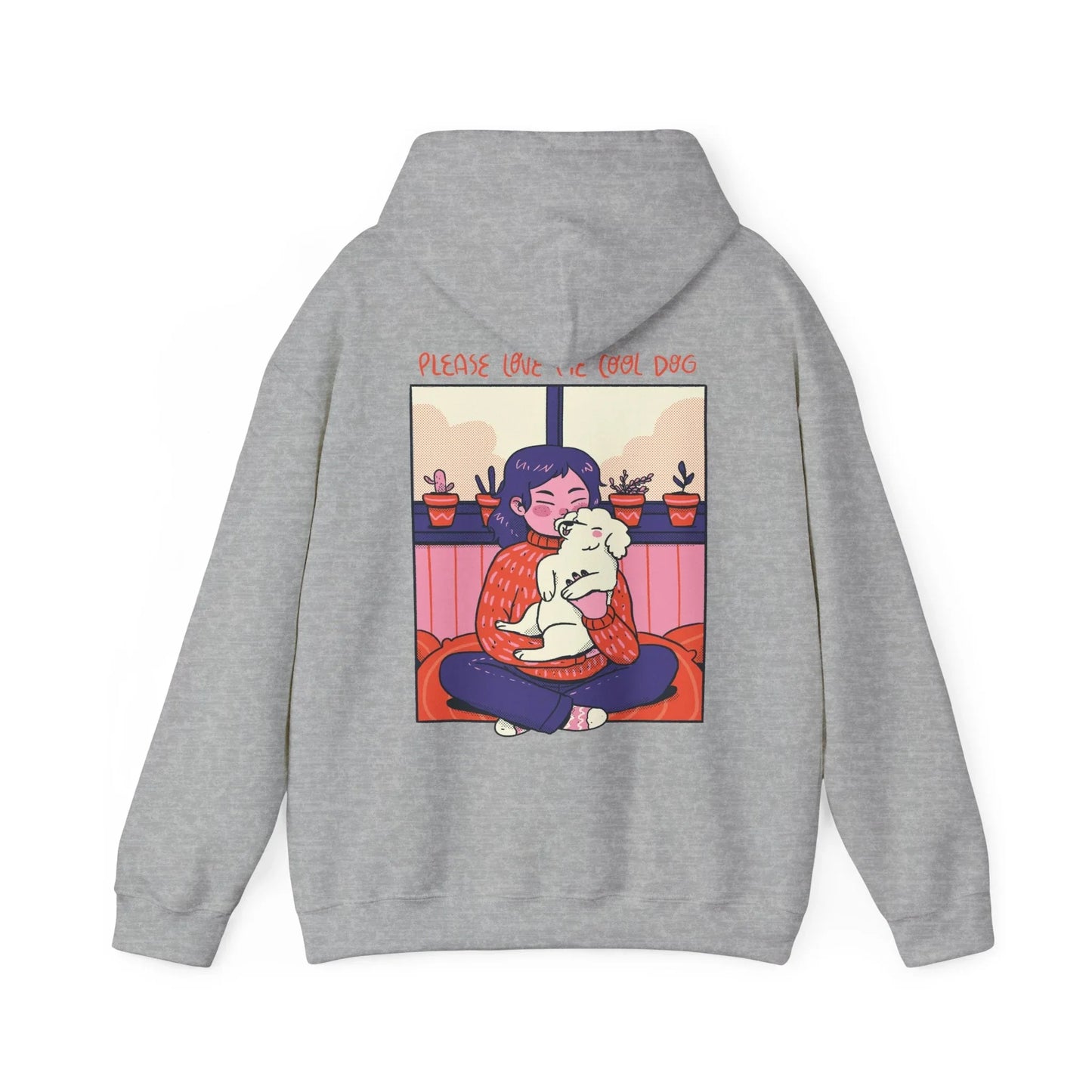 Please love me cool Dog - Cozy at Home - Unisex Hoodie - STREET STYLE