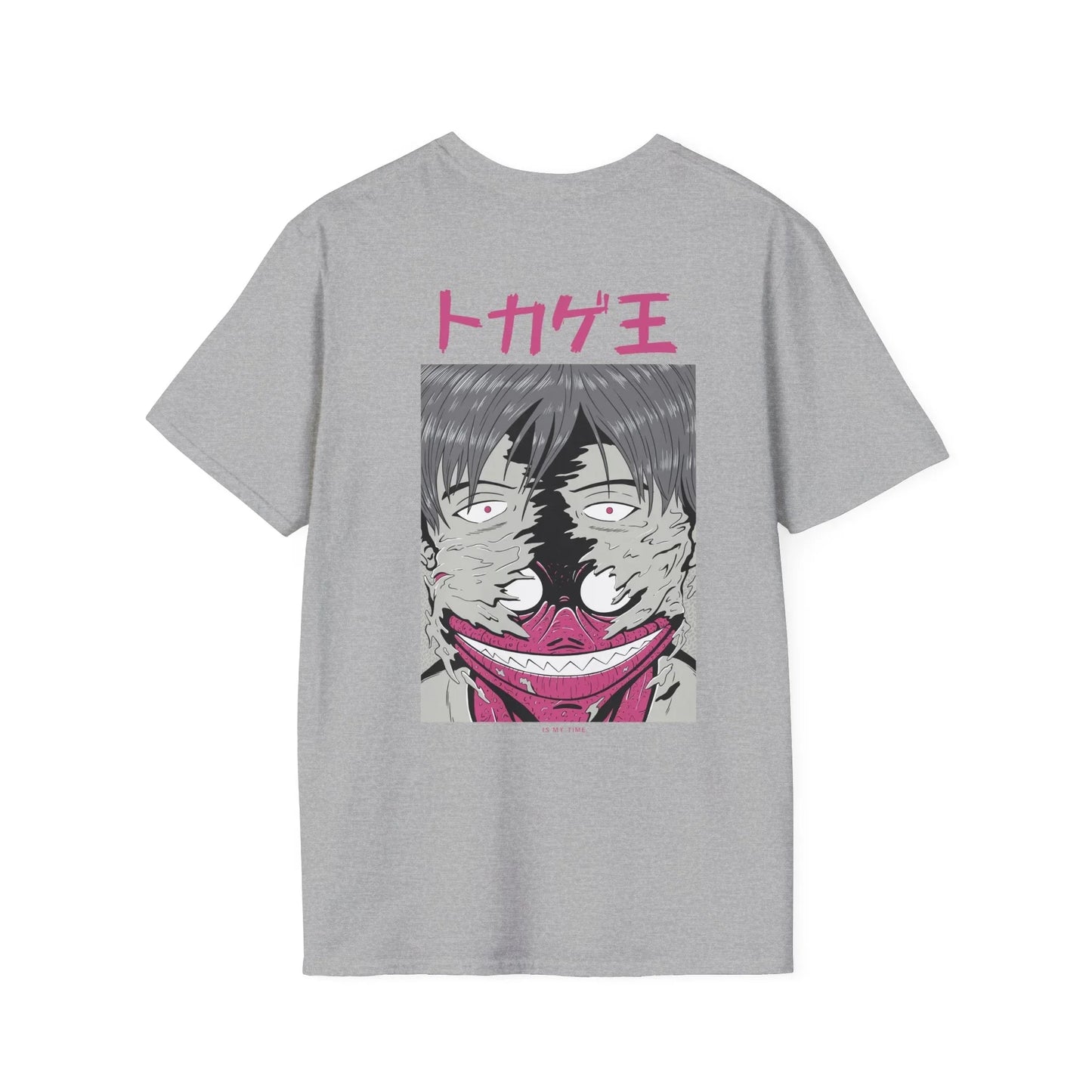 Is my Time - Japanese Horror - Unisex T-Shirt - Back Print - STREET STYLE
