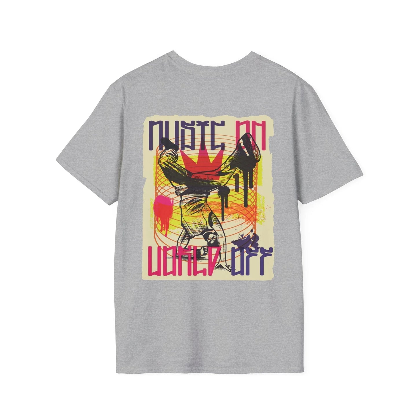 Breakdance - Urban Graffiti - Unisex T-Shirt - Back Print - STREET STYLE