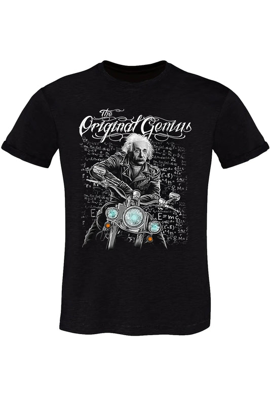 Albert Einstein Genius Tattoo - T-shirt Uomo Cotone - STREET STYLE