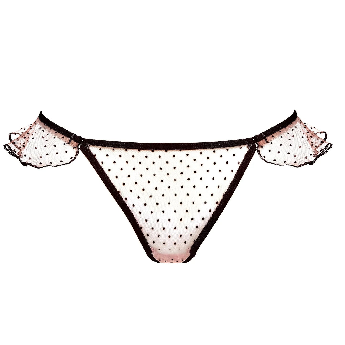 Sheer Ruffle Thong Panties Gorteks Clio - STREET STYLE