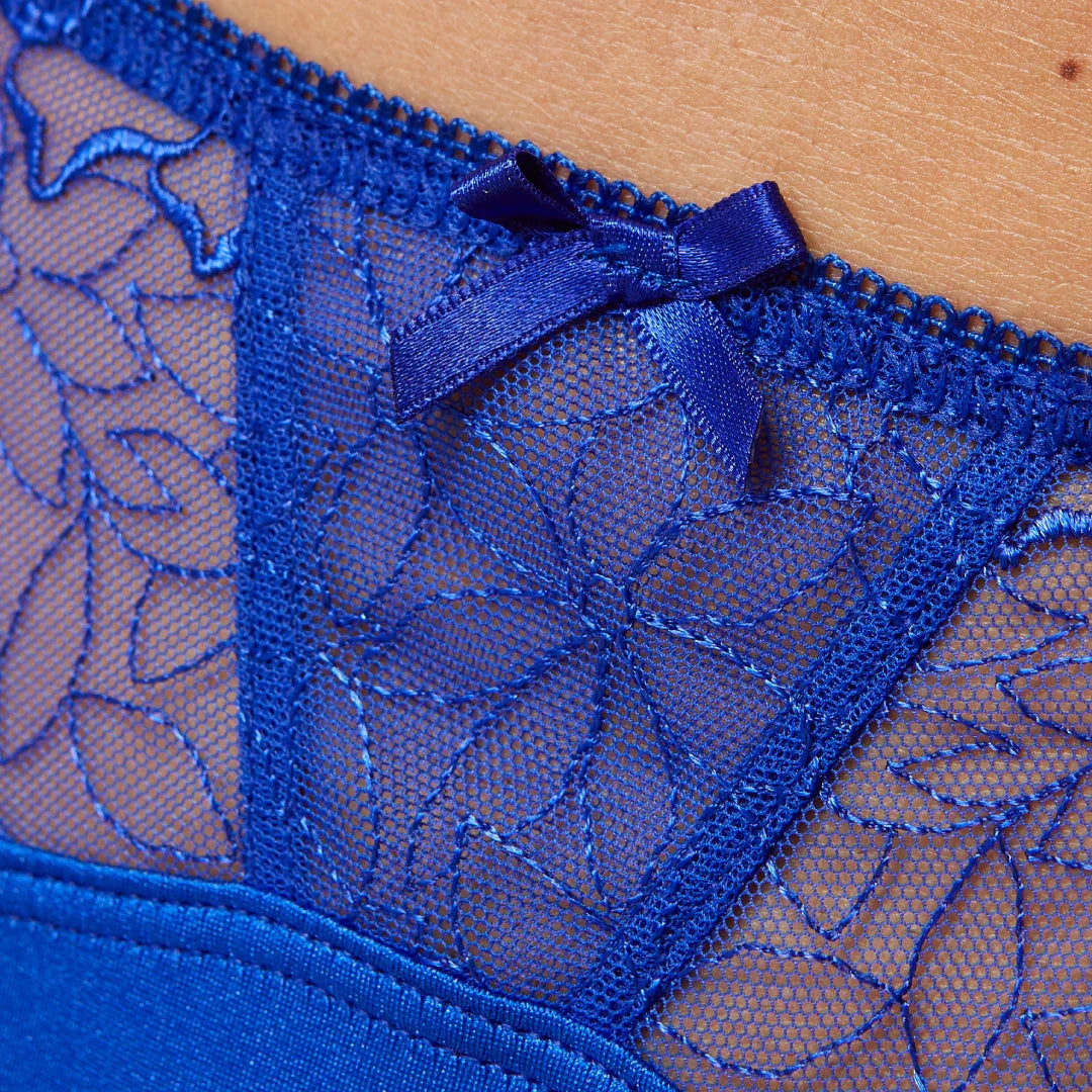 Semi Sheer Thong Panty Pamela Sapphire - STREET STYLE