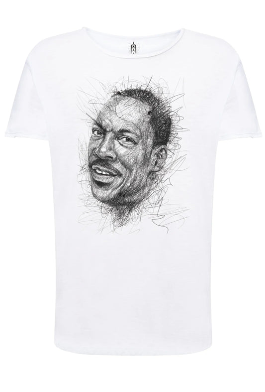 Eddie Murphy The Legend Stilizzato Soggetto Attore 18-37 T-shirt Urban Slub Men Uomo 100% Cotone Fiammato JK - STREET STYLE