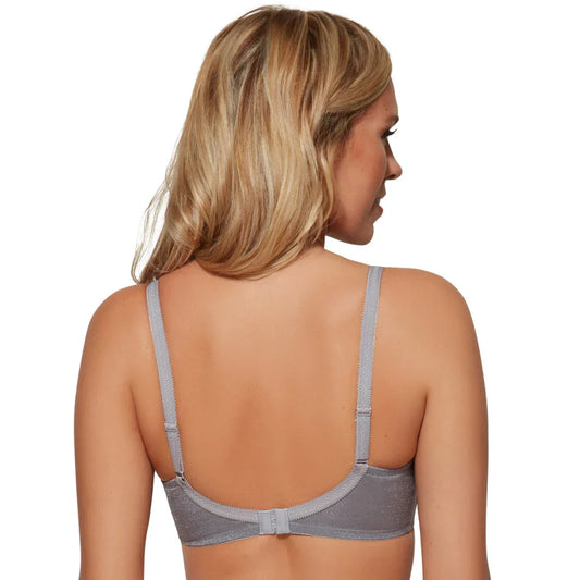 Gossard Glossies Silver Sexy Sheer Molded Bra - STREET STYLE
