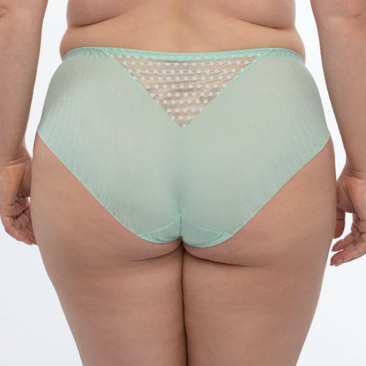 Sheer Mesh Tulle Embroidered Bikini Panty Juno - STREET STYLE