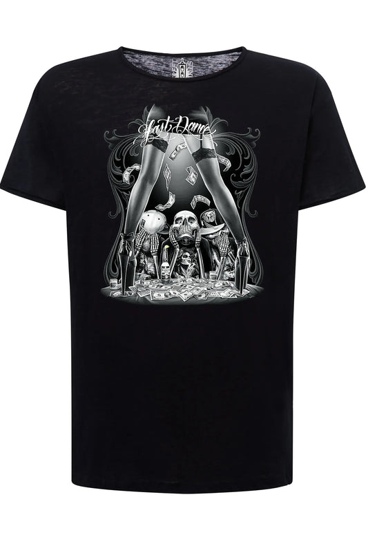 Last Dance Tattoo Skull - T-shirt Uomo Urban Slub - STREET STYLE