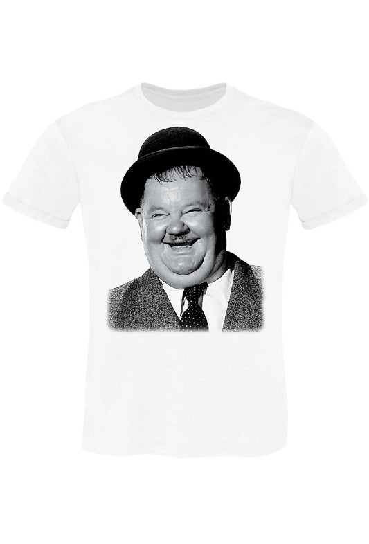 Oliver Hardy - T-shirt Uomo Urban Slub 100% Cotone - STREET STYLE