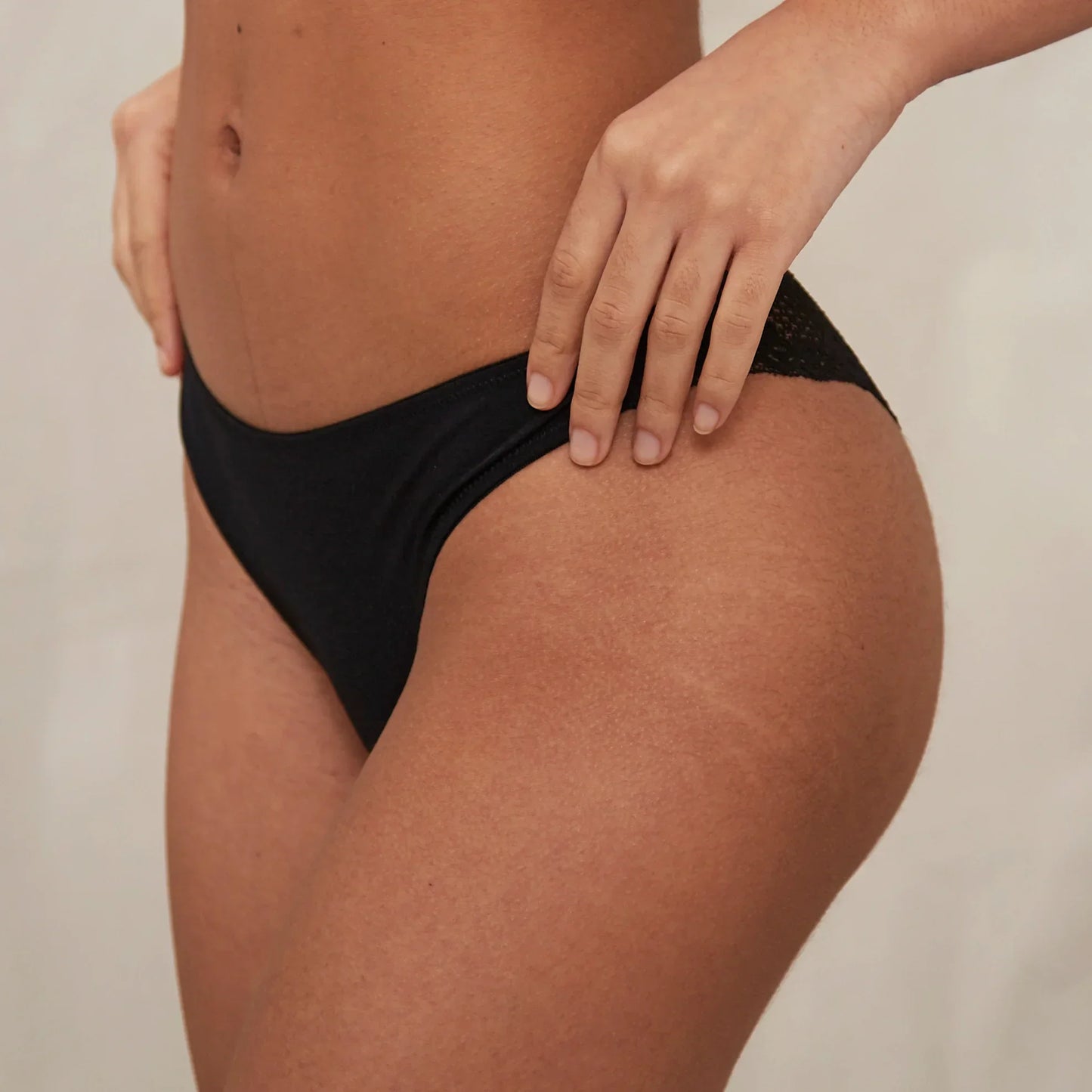 Soft Brazilian Panty Timpa Alice Black - STREET STYLE