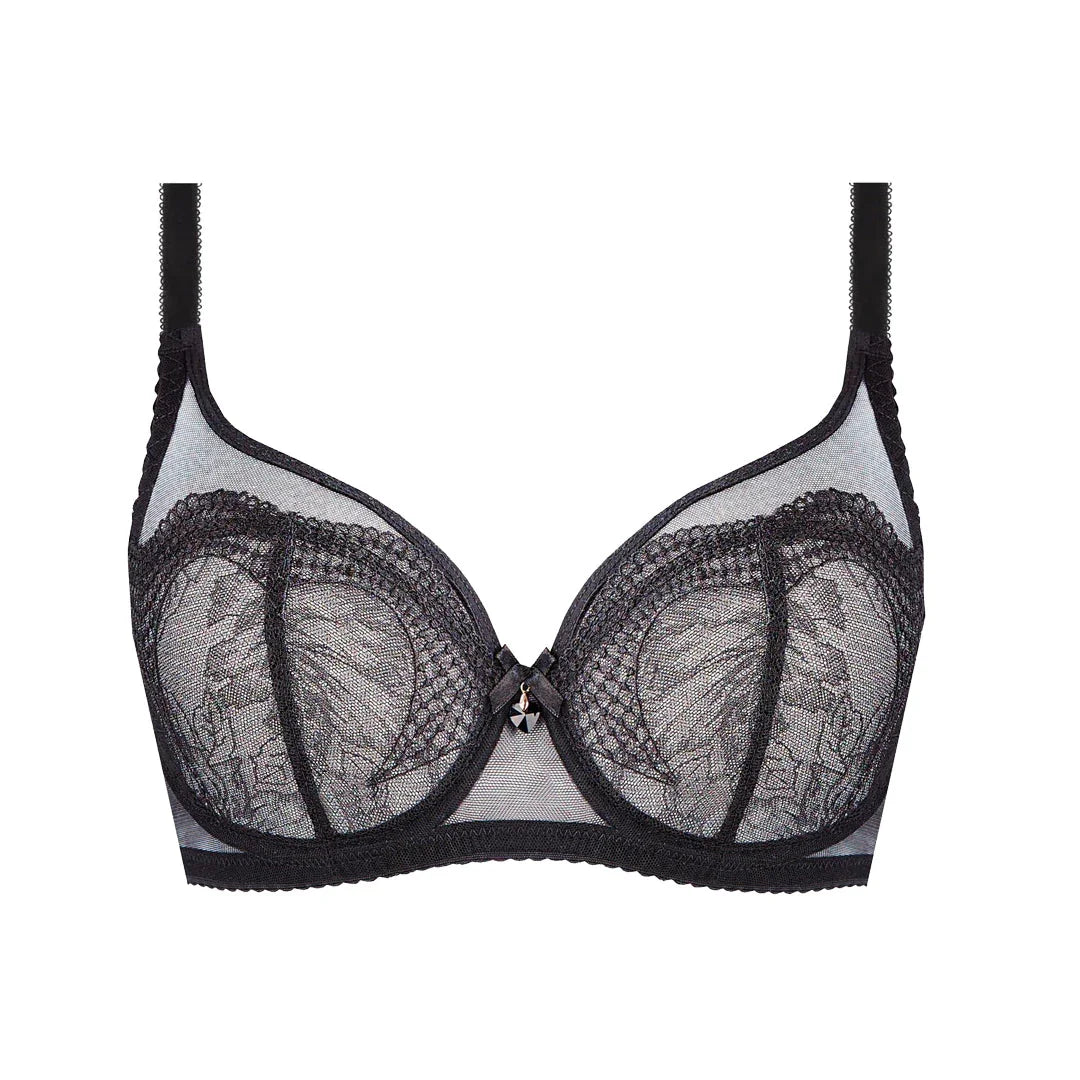 Sheer See Through Full Figure Lace Bra Brooke - STREET STYLE