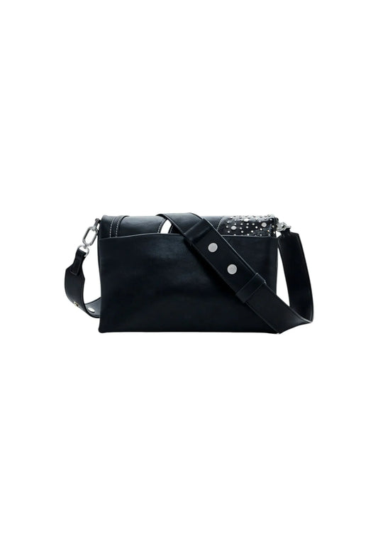 Bag Desigual bag_punkette dortmund flap Black - STREET STYLE