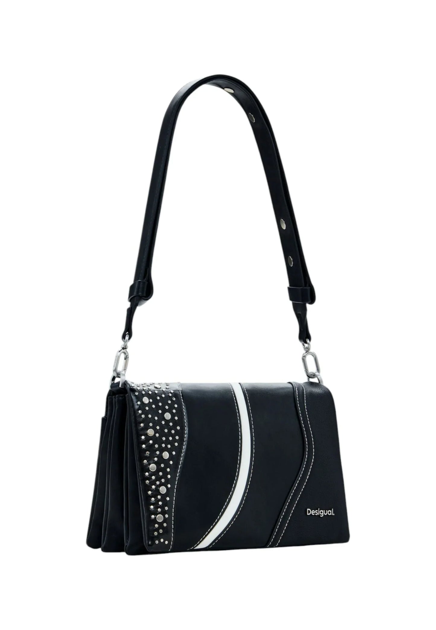 Bag Desigual bag_punkette dortmund flap Black - STREET STYLE