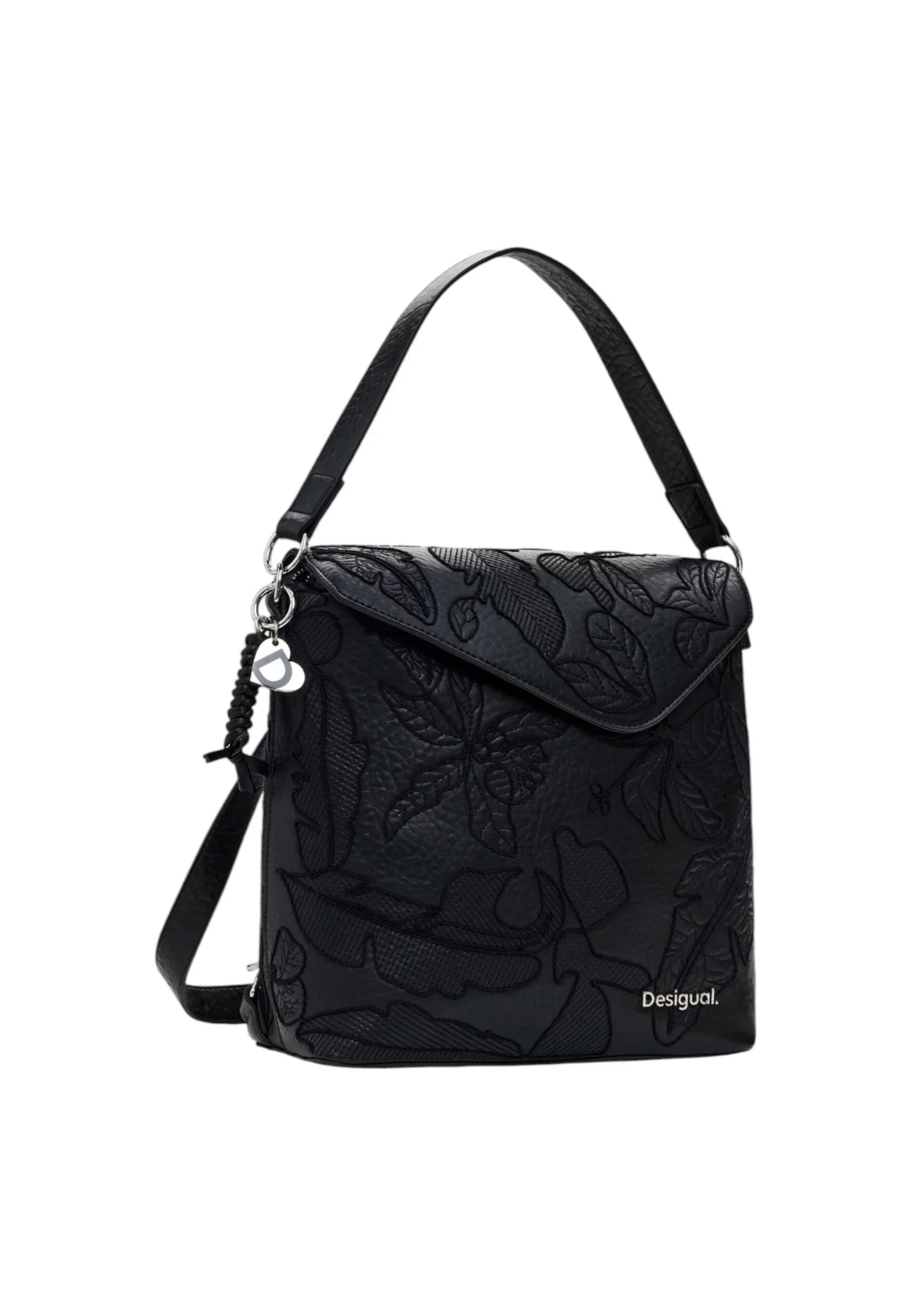 Backpack Desigual back_jolie jersey Black - STREET STYLE