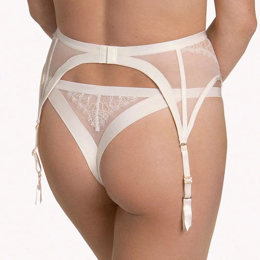 Sexy Sheer Lace Garter Belt Lisca Rose - STREET STYLE