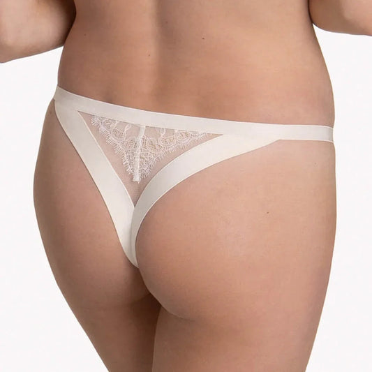 Sexy Sheer Lace Brazilian String Panty Lisca Rose - STREET STYLE