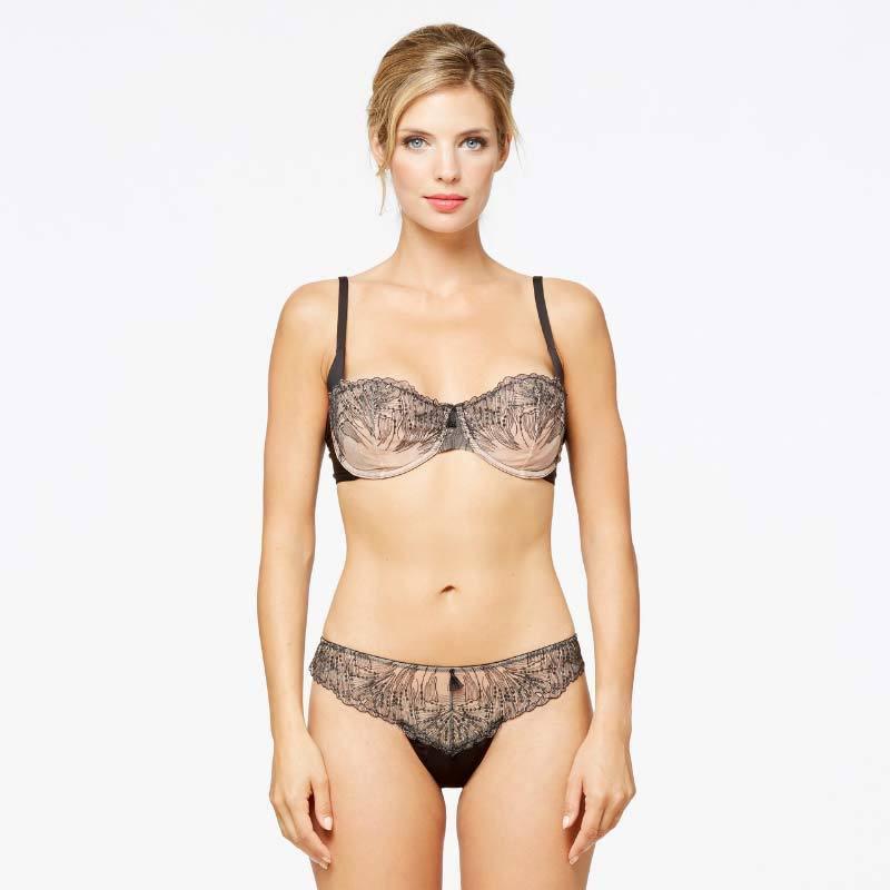 Sexy Double Mesh Balconette Bra Montelle Gatsby - STREET STYLE