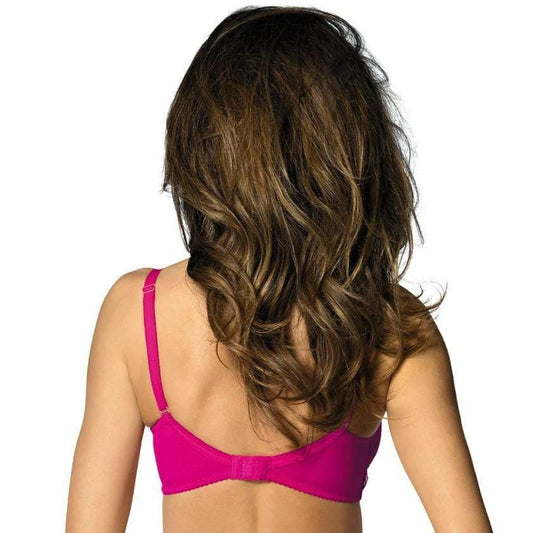 Sheer Mesh Balconette Bra Gorteks Pamela Pink - STREET STYLE