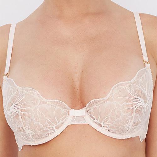 Sheer Lace Demi Cup Bra Addiction Romance - STREET STYLE