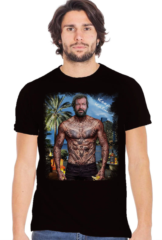 T-shirt Uomo Bud Spencer The Legend - Cotone Slub - STREET STYLE