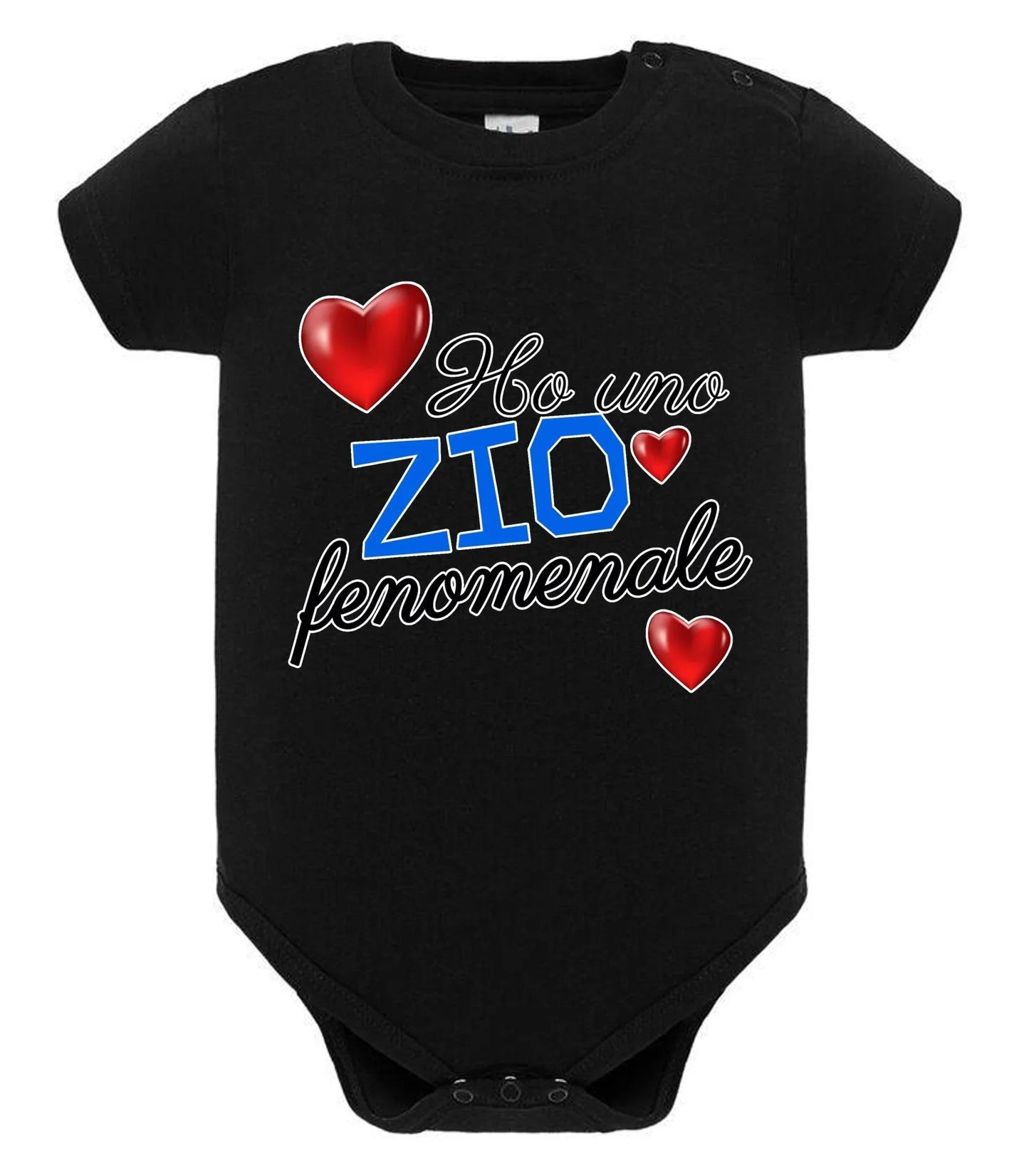 Ho una Zia o Zio Fenomenale Body da bambino/a a maniche corte 100% cotone JHK - STREET STYLE