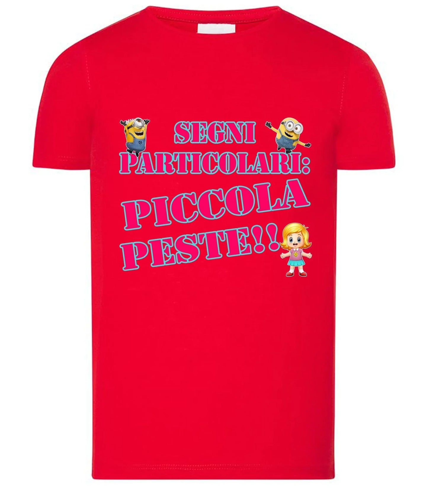 Segni Particolari Piccola Peste T-shirt solo da femmina Mod. Slim - STREET STYLE