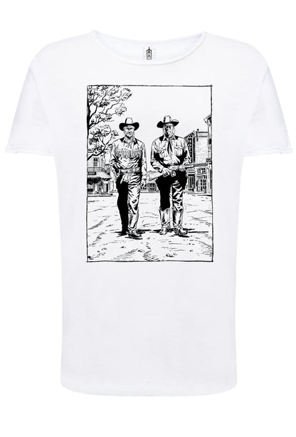 Tex The Legend Stilizzato 2000-0 T-shirt Urban Slub Men Uomo 100% Cotone Fiammato JK - STREET STYLE