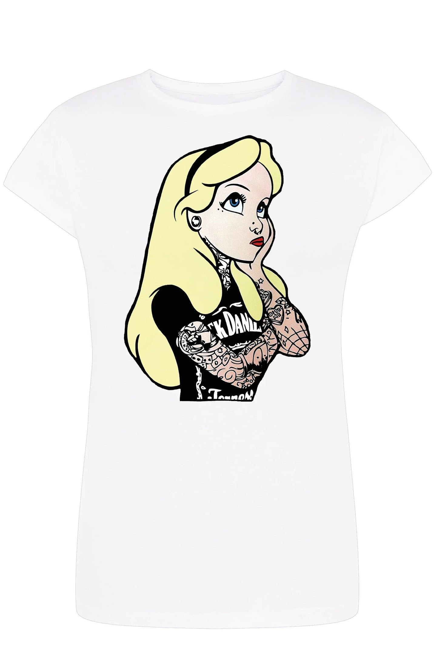 Alice Jack Daniel Princess Cartoon 2050-2-1 Lady Donna 100% Cotone Pettinato JK - STREET STYLE