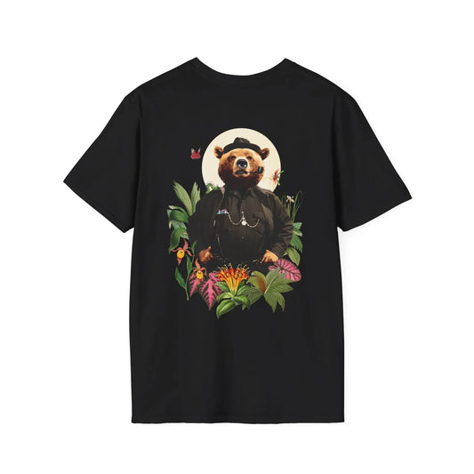 Bear - Animal Human - Unisex T-Shirt - Back Print - STREET STYLE