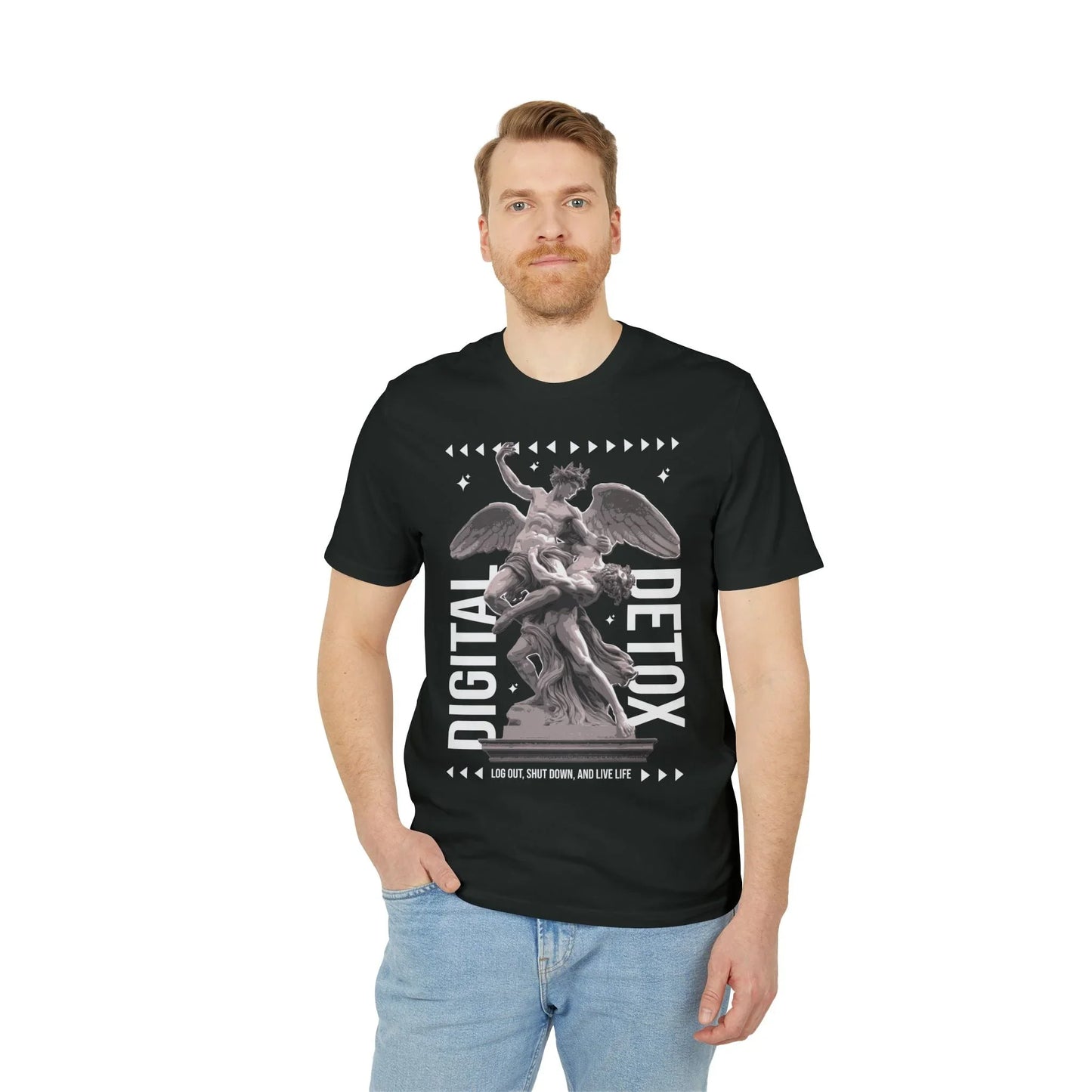 Digital Detox - Gods Way - Premium Bio Unisex T-Shirt - Front Print - STREET STYLE