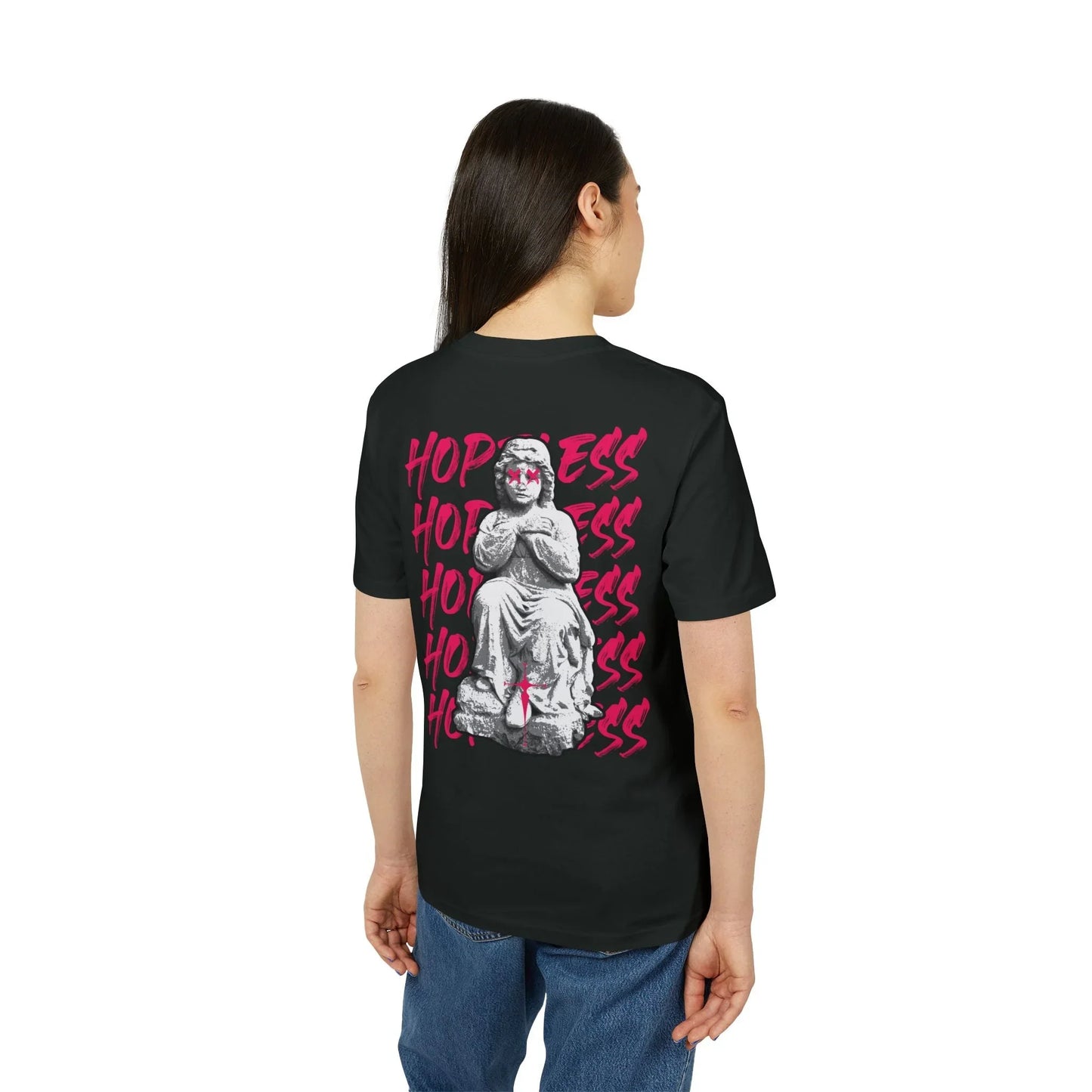 Hopeless - Gods Way - Premium Bio Unisex T-Shirt - Back Print - STREET STYLE