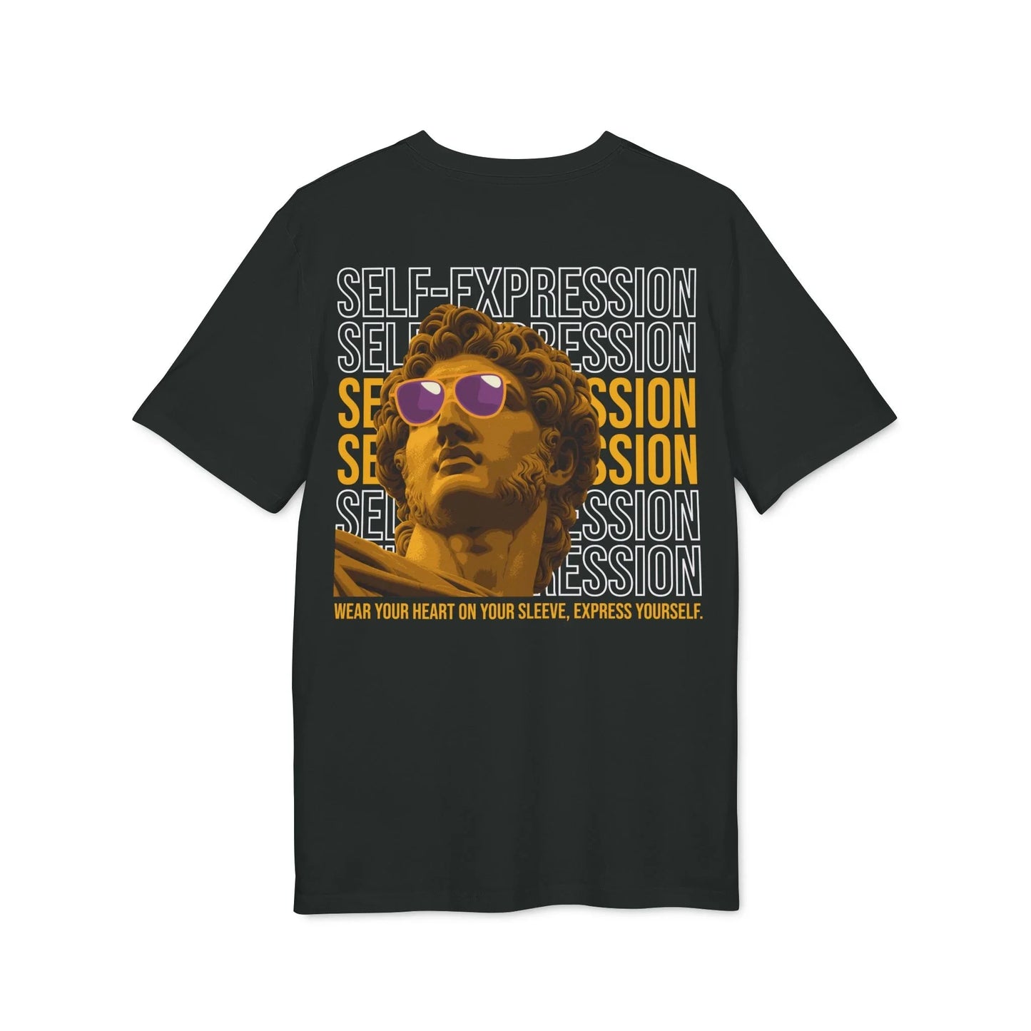 Self-Expression - Gods Way - Premium Bio Unisex T-Shirt - Back Print - STREET STYLE