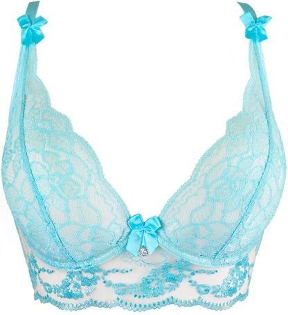 Sexy Sheer Deep Plunge Bra Axami Alice - STREET STYLE