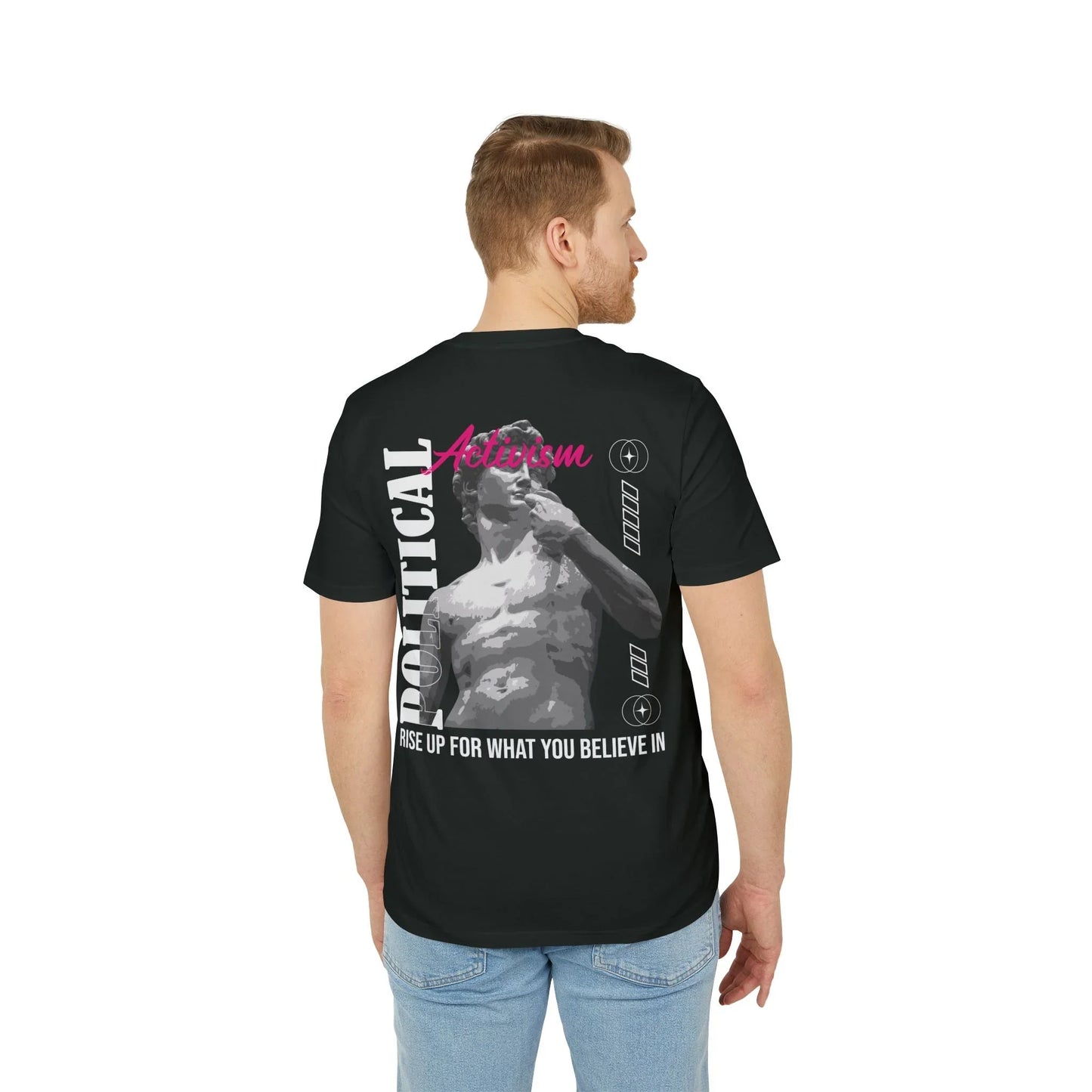 Political Activism - Gods Way - Premium Bio Unisex T-Shirt - Back Print - STREET STYLE