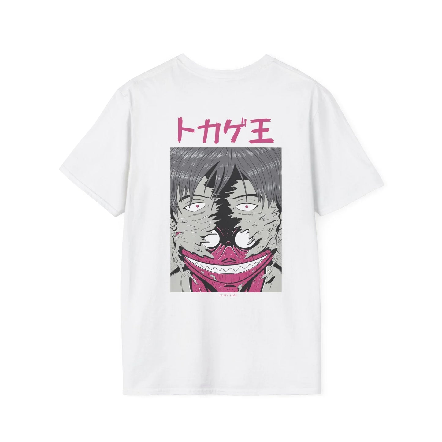 Is my Time - Japanese Horror - Unisex T-Shirt - Back Print - STREET STYLE