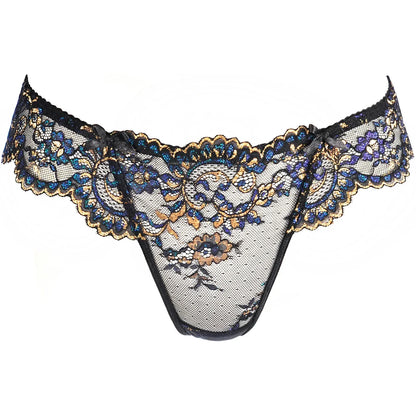 Sheer Lace Thong Panty Axami Sensations - STREET STYLE