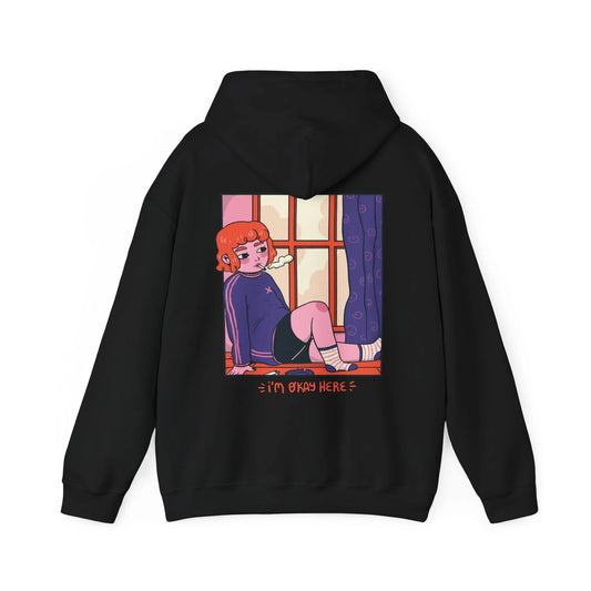I´m okay here - Cozy at Home - Unisex Hoodie - STREET STYLE