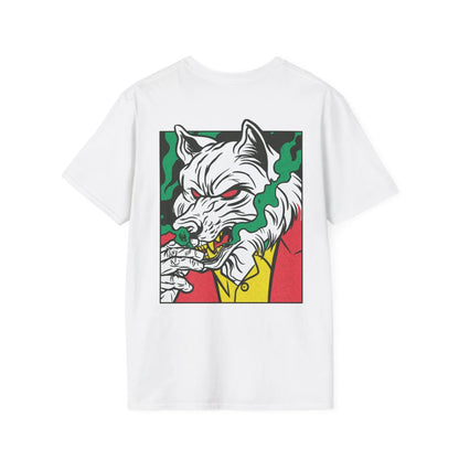 Wolf - Comic Mafia - Unisex T-Shirt - Back Print - STREET STYLE