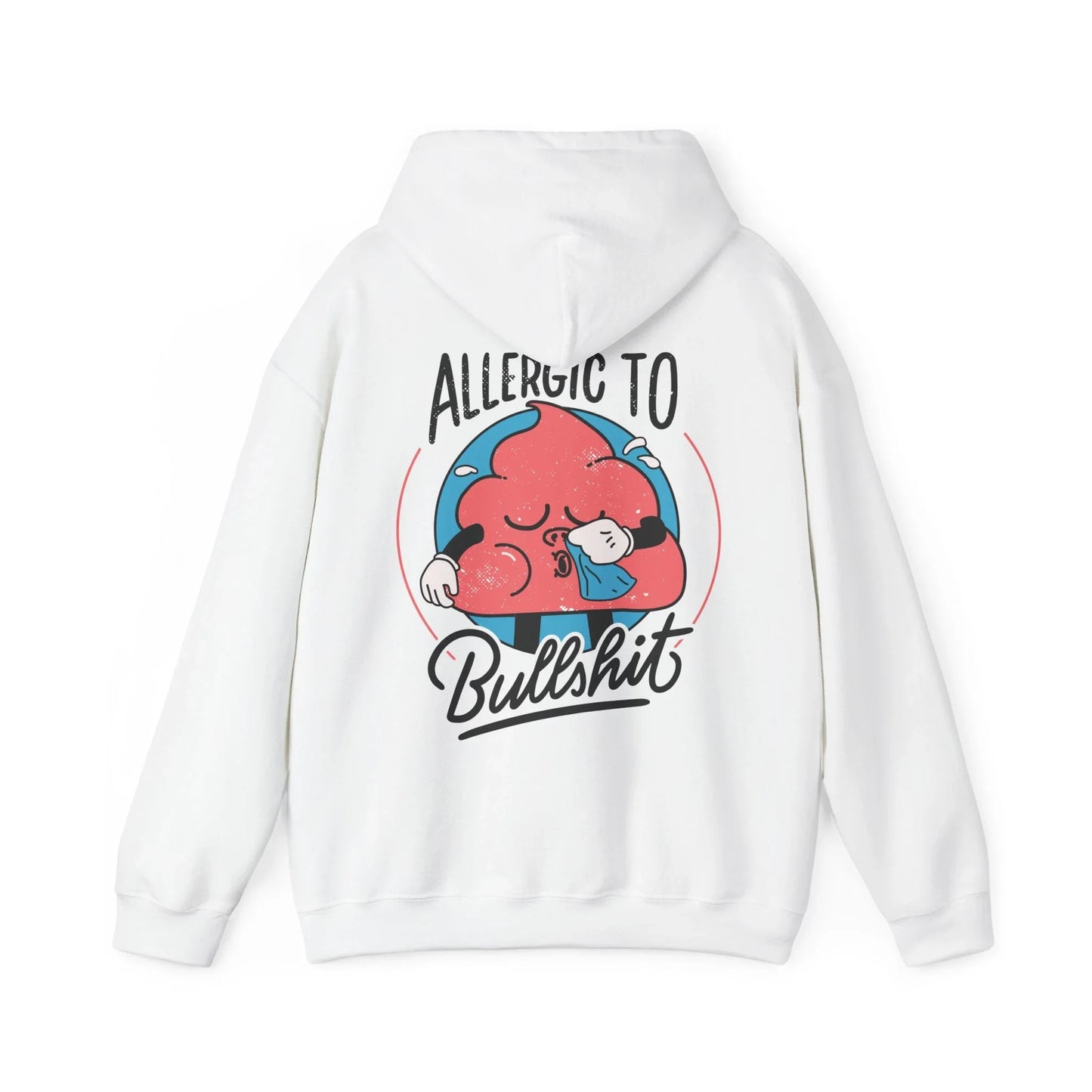 Allergic to Bullshit - Antisocial Retro - Unisex Hoodie - STREET STYLE